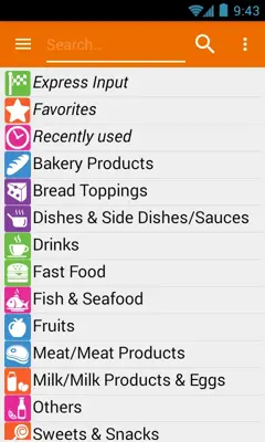 Calories! Basic android App screenshot 0